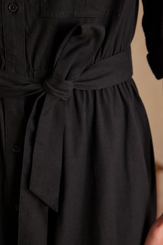 Vestido camisero - Negro