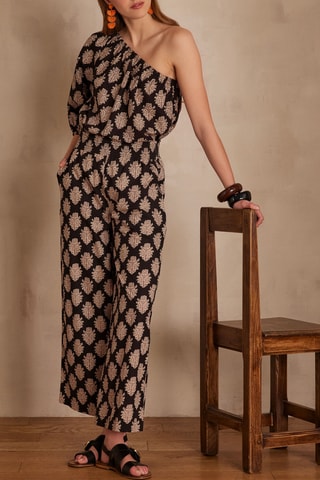 Mono asimétrico - Negro y topo