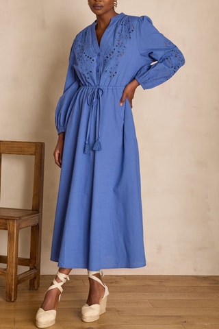 Vestido camisero - Azul