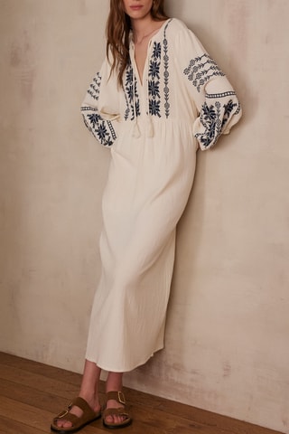 Vestido largo - Crudo