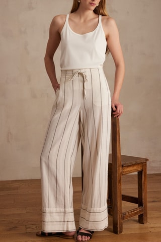 Pantalón - Crudo y marrón