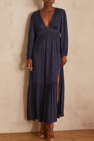 Vestido largo - Azul marino