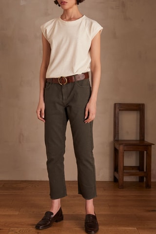 Vaquero recto - Marrón