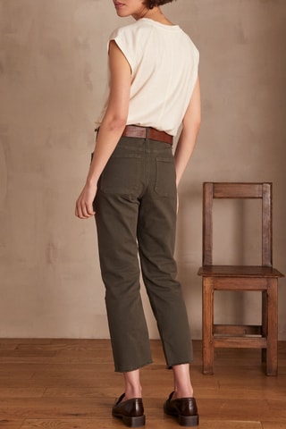 Vaquero recto - Marrón