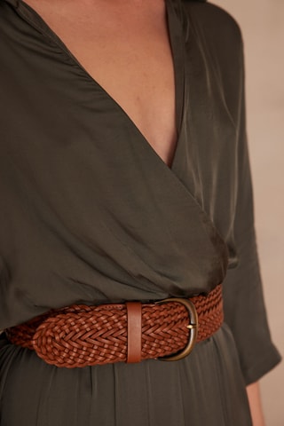 Vestido midi - Caqui