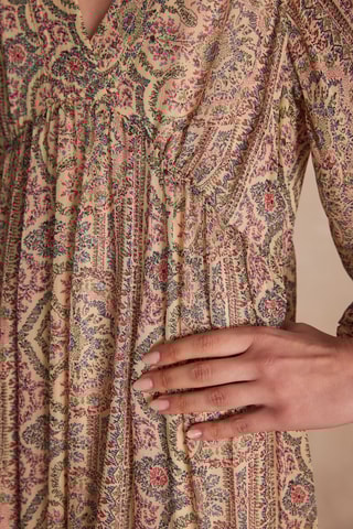 Vestido largo - Beige