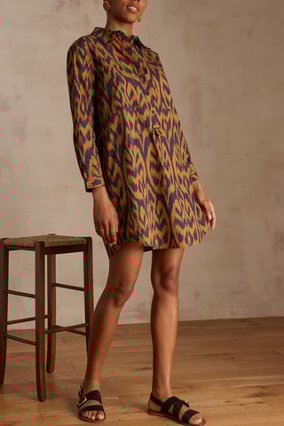 Vestido recto - Marrón claro