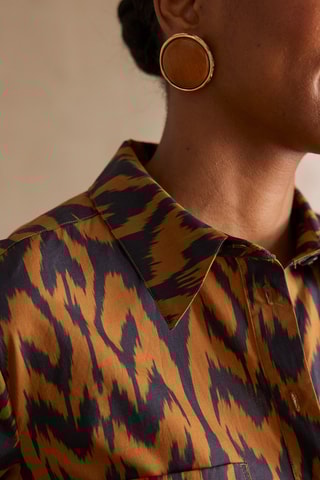 Vestido recto - Marrón claro