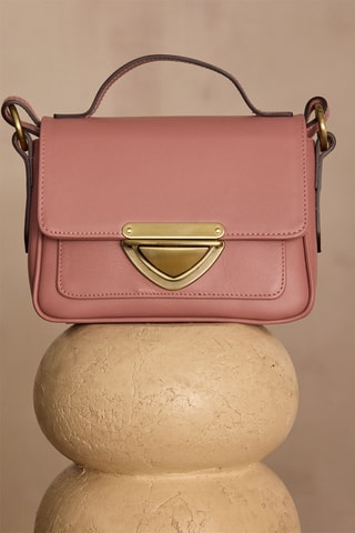 Bolso de piel - Rosa viejo