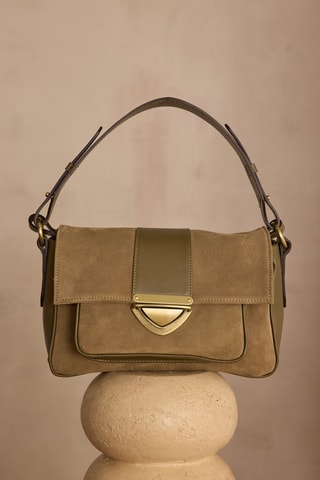 Bolso de piel - Caqui