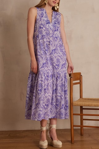 Vestido recto - Violeta