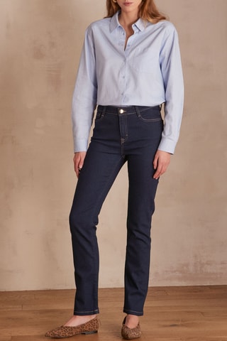 Vaquero recto - Azul oscuro