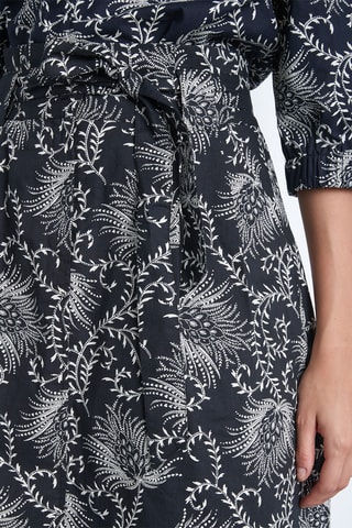 Vestido evasé - Negro