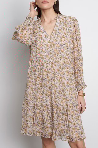 Vestido trapecio - Crudo