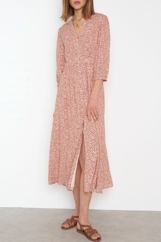 Vestido camisero - Rojo