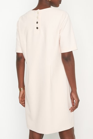 Vestido recto - Rosa empolvado