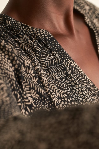 Vestido recto - Negro