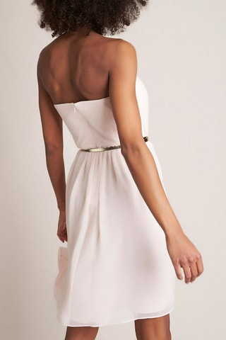 Vestido evasé - Rosa empolvado