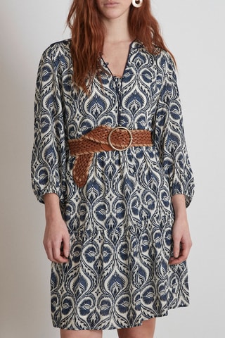 Vestido recto - Azul marino