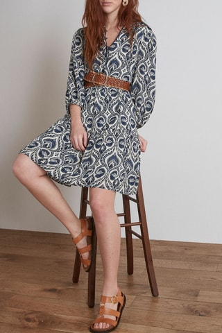 Vestido recto - Azul marino