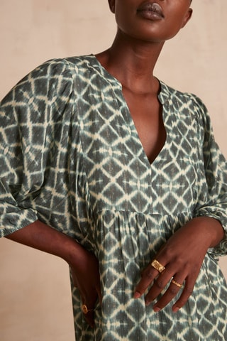 Vestido recto - Verde pino