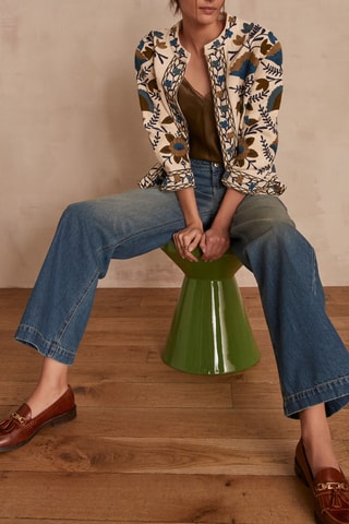 Top de seda - Verde oliva