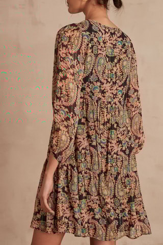 Vestido trapecio - Negro