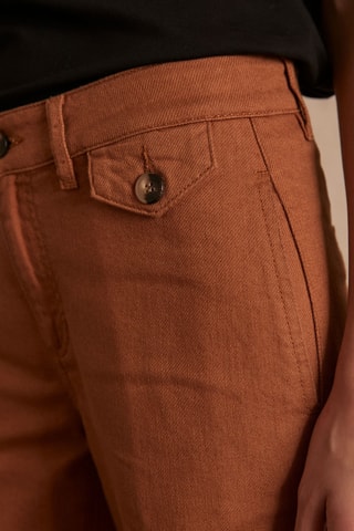 Pantalón ancho - Marrón