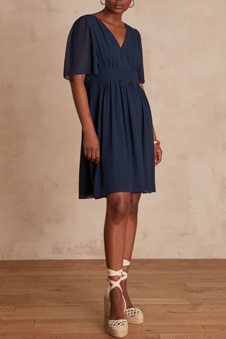 Vestido evasé - Azul noche