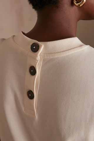 Vestido recto - Crudo