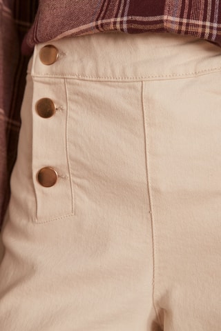 Pantalón de tiro alto - Crudo