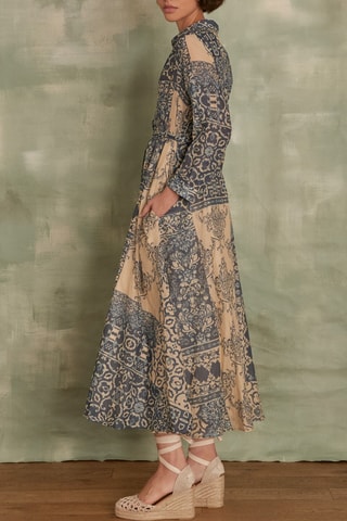 Vestido camisero - Crudo