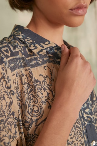 Vestido camisero - Crudo