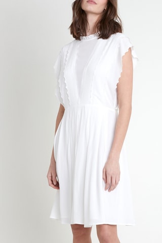 Vestido avolantado - Crudo