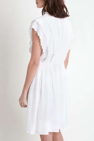 Vestido avolantado - Crudo