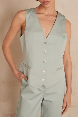 Chaleco de traje - Verde esmeralda