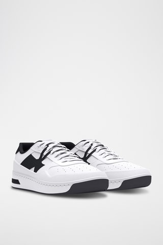 Baskets en cuir - Blanc et noir