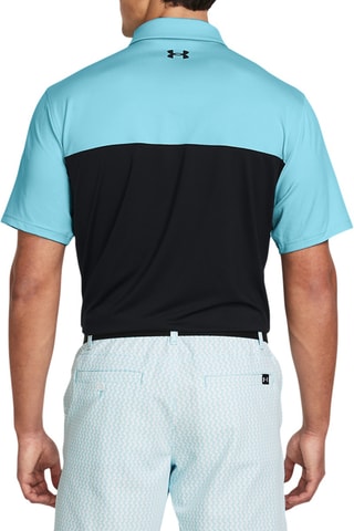 Polo - Noir et turquoise