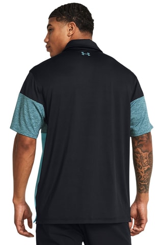 Polo de golf Playoff Polo 2.0 Blocked - Noir