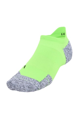 Chaussettes - Vert fluo et gris chiné