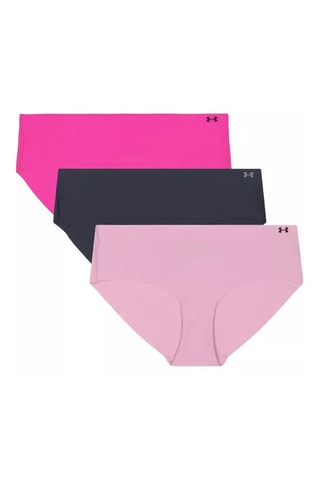 3 culottes - Fuchsia et gris foncé