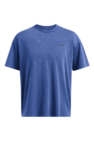 T-shirt oversize M HW OS LOGO WASH - Bleu