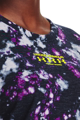 T-shirt de running tie and dye - Violet