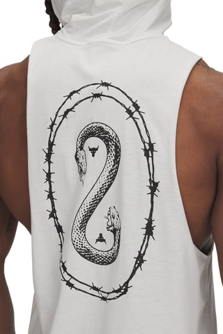 T-shirt à capuche - Blanc