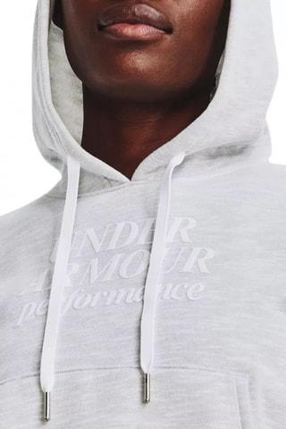 Sweat à capuche Essential Script - Blanc - Under Armour