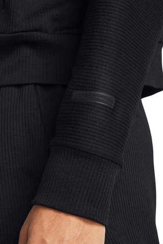 Sweat à capuche Journey Rib - Noir