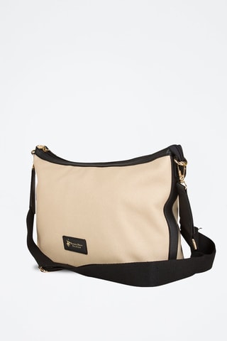 Sac bandoulière Beige et noir