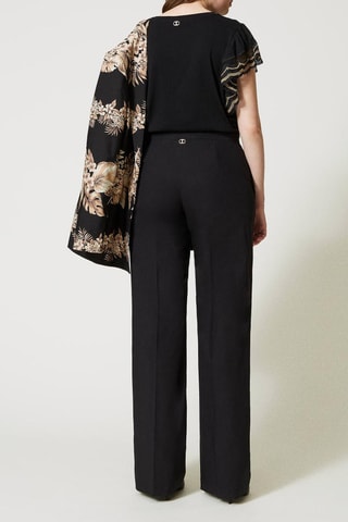 Pantalon taille haute - Noir