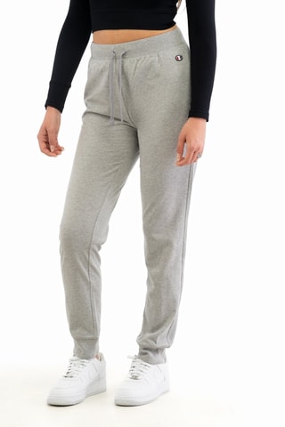 Pantalon taille haute - Gris clair chiné