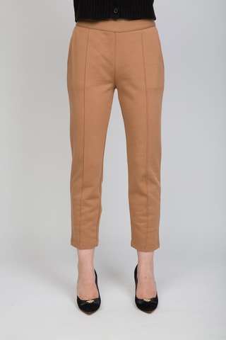 Pantalon 7/8 taille haute - Camel